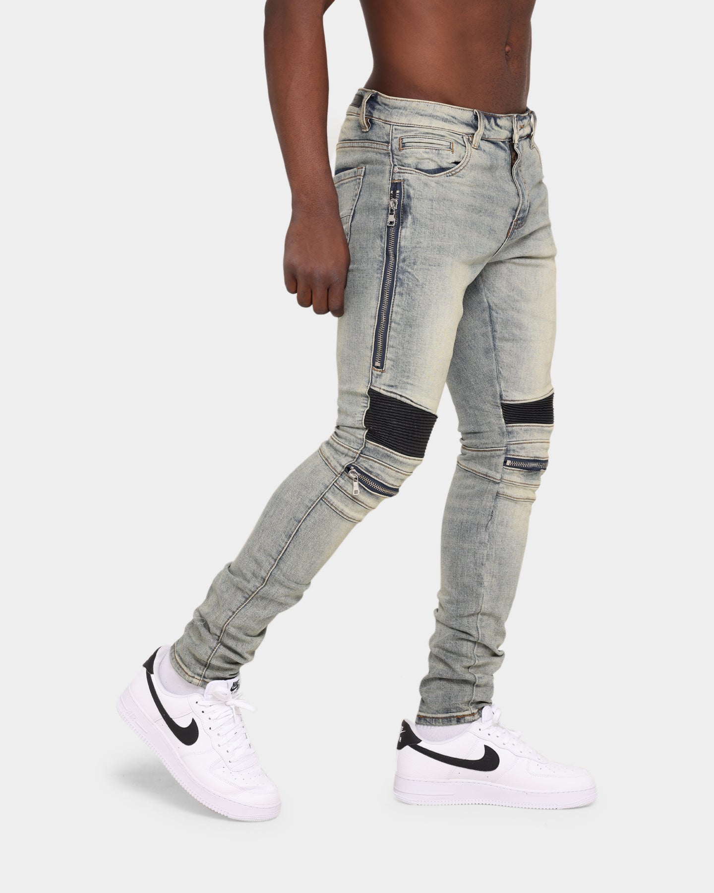 Embellish Sunny Biker Denim Jean Light Sand、mySite、zt4zffjzw