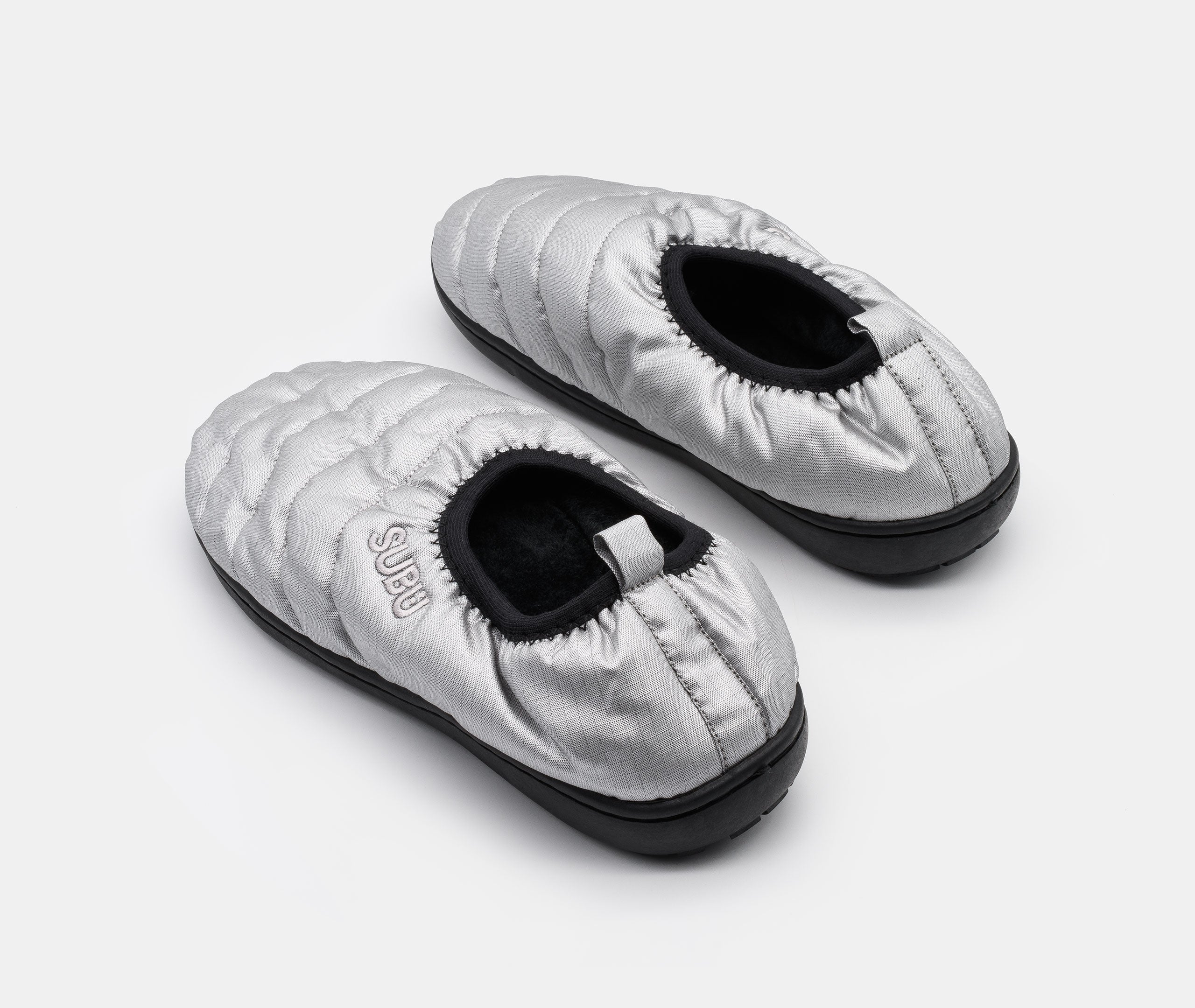 SUBU Packable Slippers - Foil Silver、mySite、topwebapps