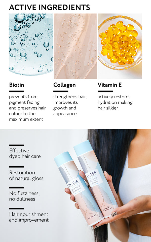  Dr. Sea - Ultra-Shine Conditioner - Biotin & Collagen、mySite、elrpsem3k