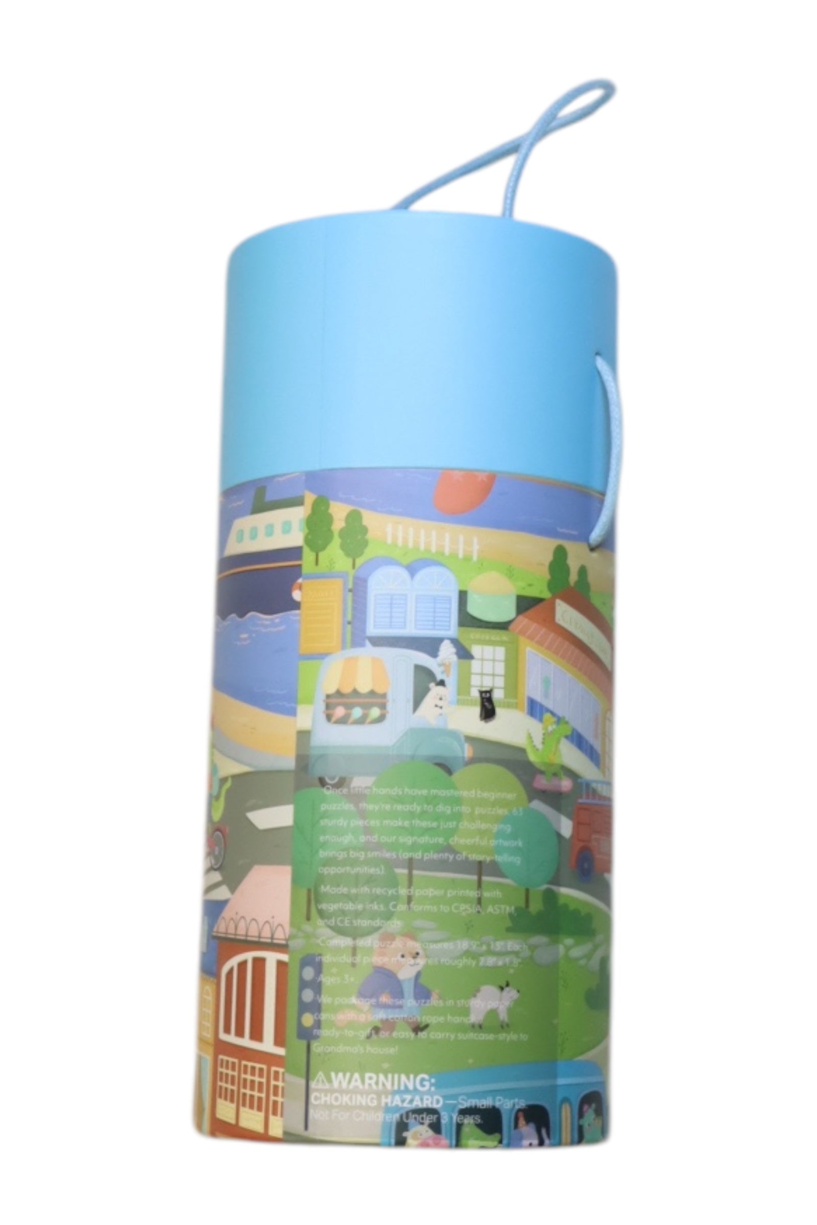 Pinwheel Puzzle + Poster Busy Transportation O/S、mySite、g9winljtr