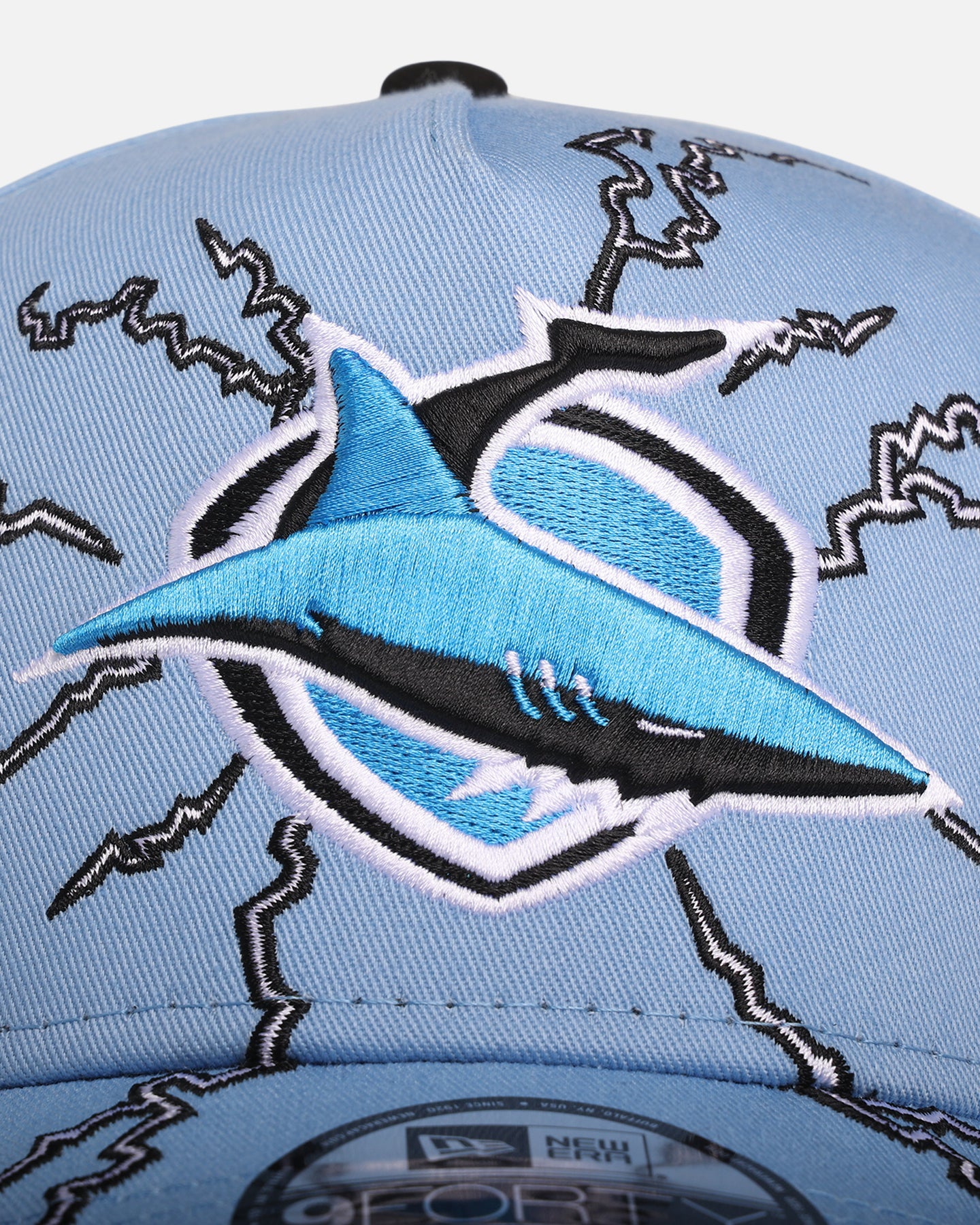 New Era Cronulla Sutherland Sharks 'NRL Electric' 9FORTY A-Frame Snapback Official Team Colour、mySite、zt4zffjzw
