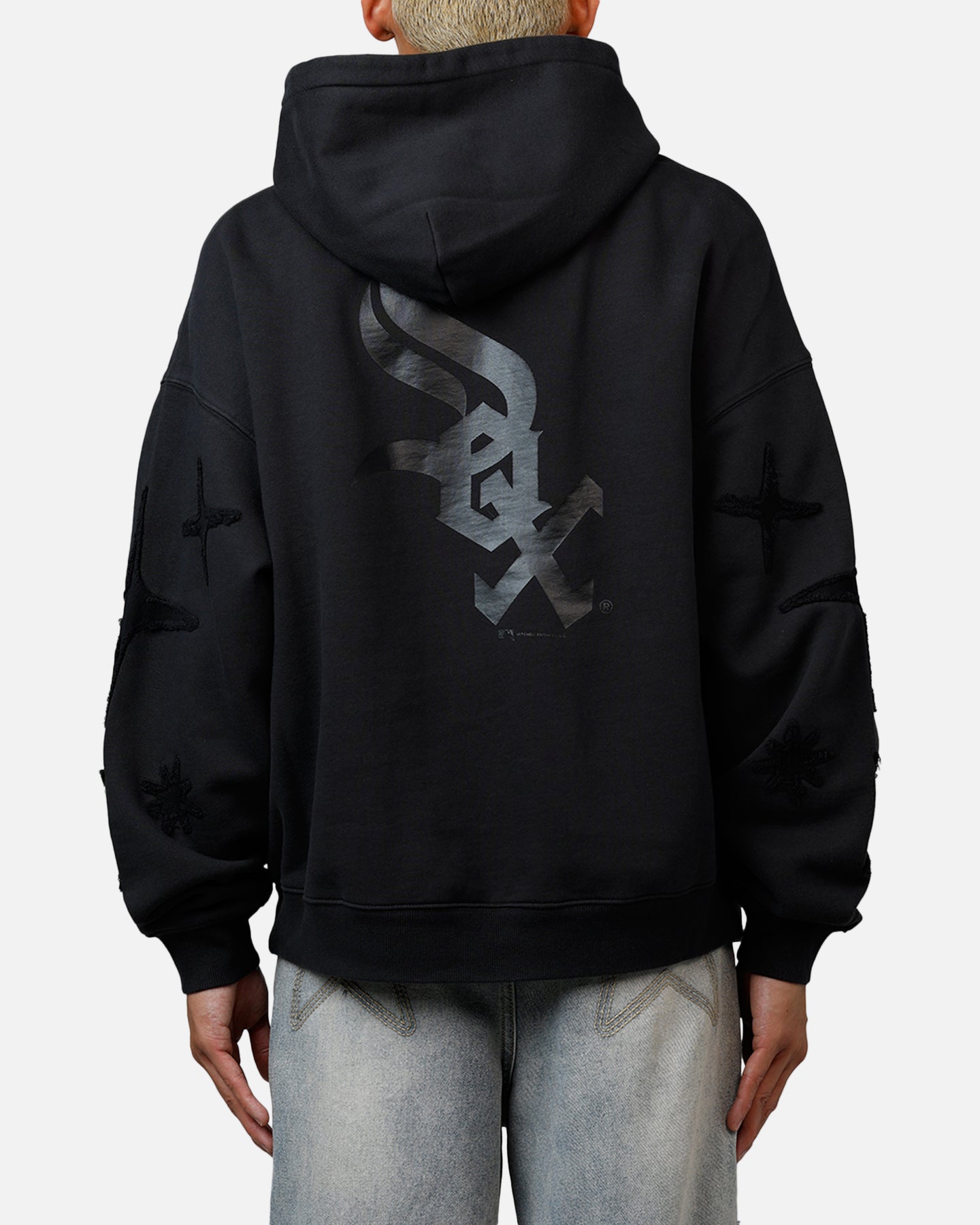 Mitchell & Ness Chicago White Sox Starburst Hoodie Faded Black、mySite、zt4zffjzw