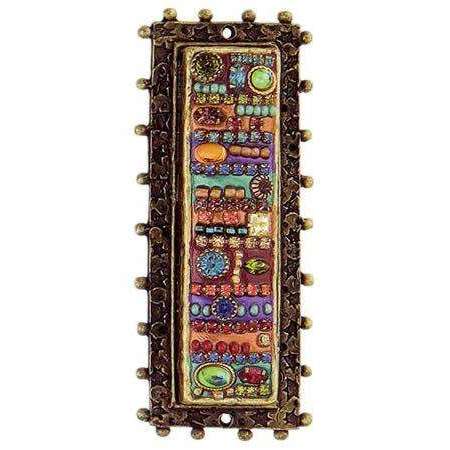 Michal Golan Bold Rectangle Mezuzah、mySite、topwebapps