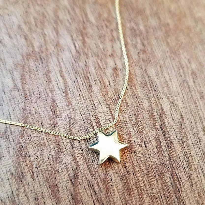 Timeless 14k Gold Star of David Necklace、mySite、topwebapps