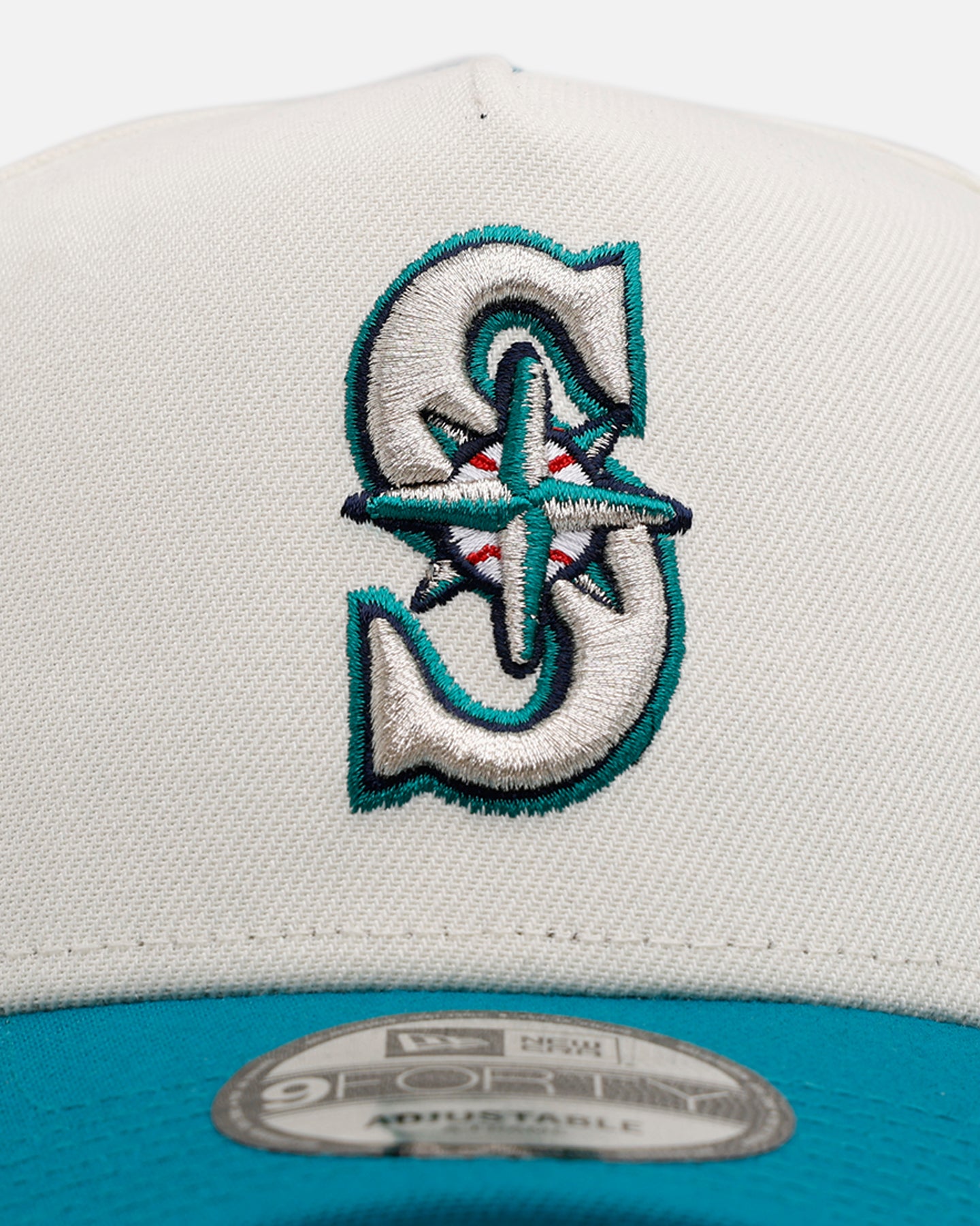 New Era Seattle Mariners 'Team Color Visor' 9FORTY A-Frame Snapback Chrome/Official Team Color、mySite、zt4zffjzw