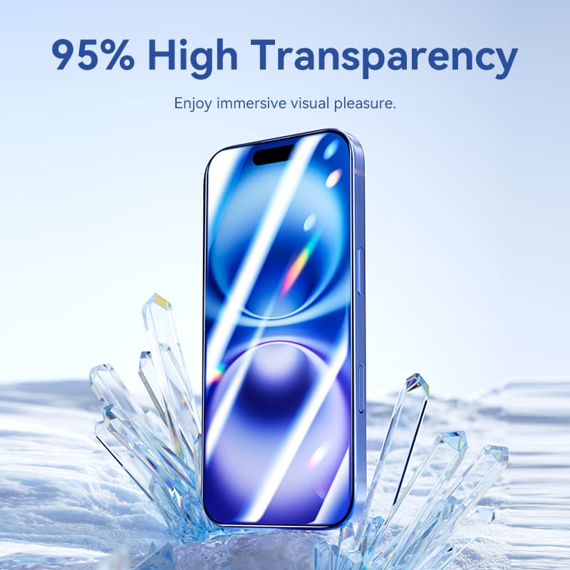 Vention HD Tempered Glass Screen Protector for iPhone 15 with Easy-Installation Tool、mySite、fannypackpong