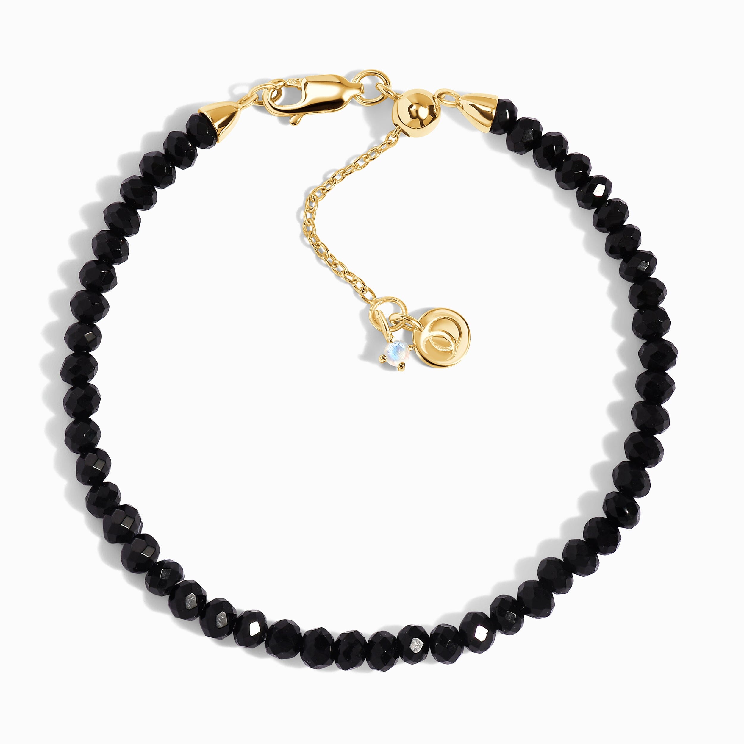 Beads Bracelet - Black Obsidian、mySite、hinf8tx79