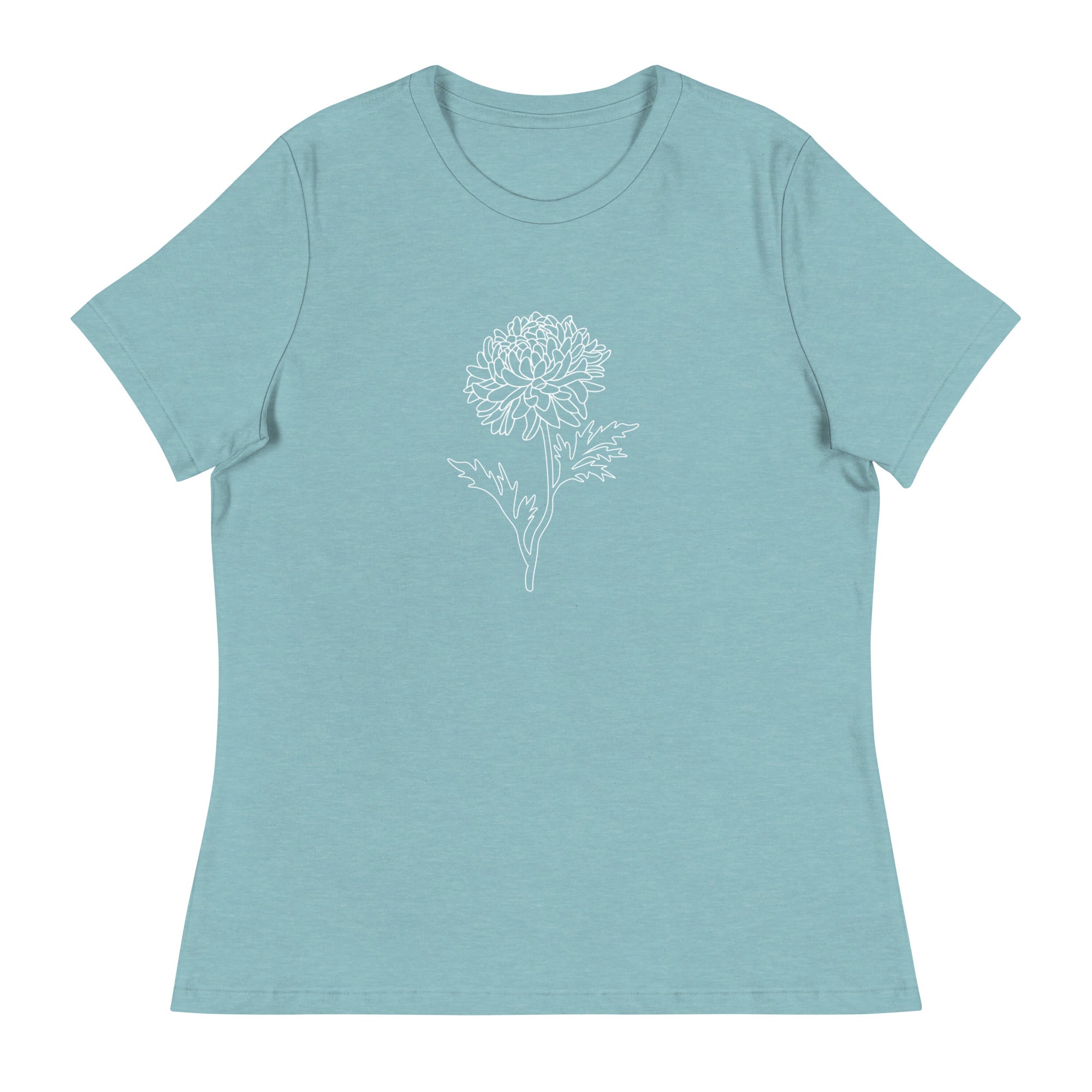 Chrysanthemum Women's Relaxed T-Shirt、mySite、camillekostekn