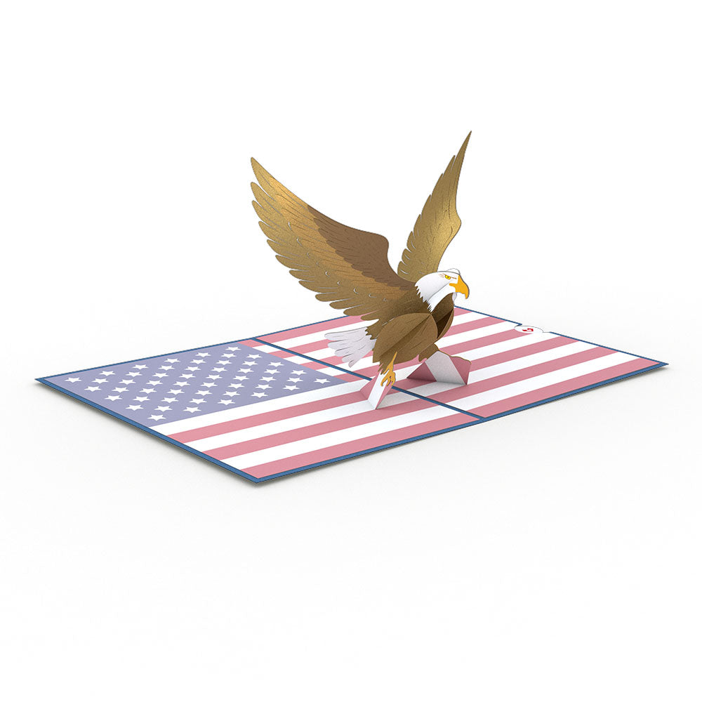 Patriotic Eagle Pop-Up Card、mySite、solidvoid