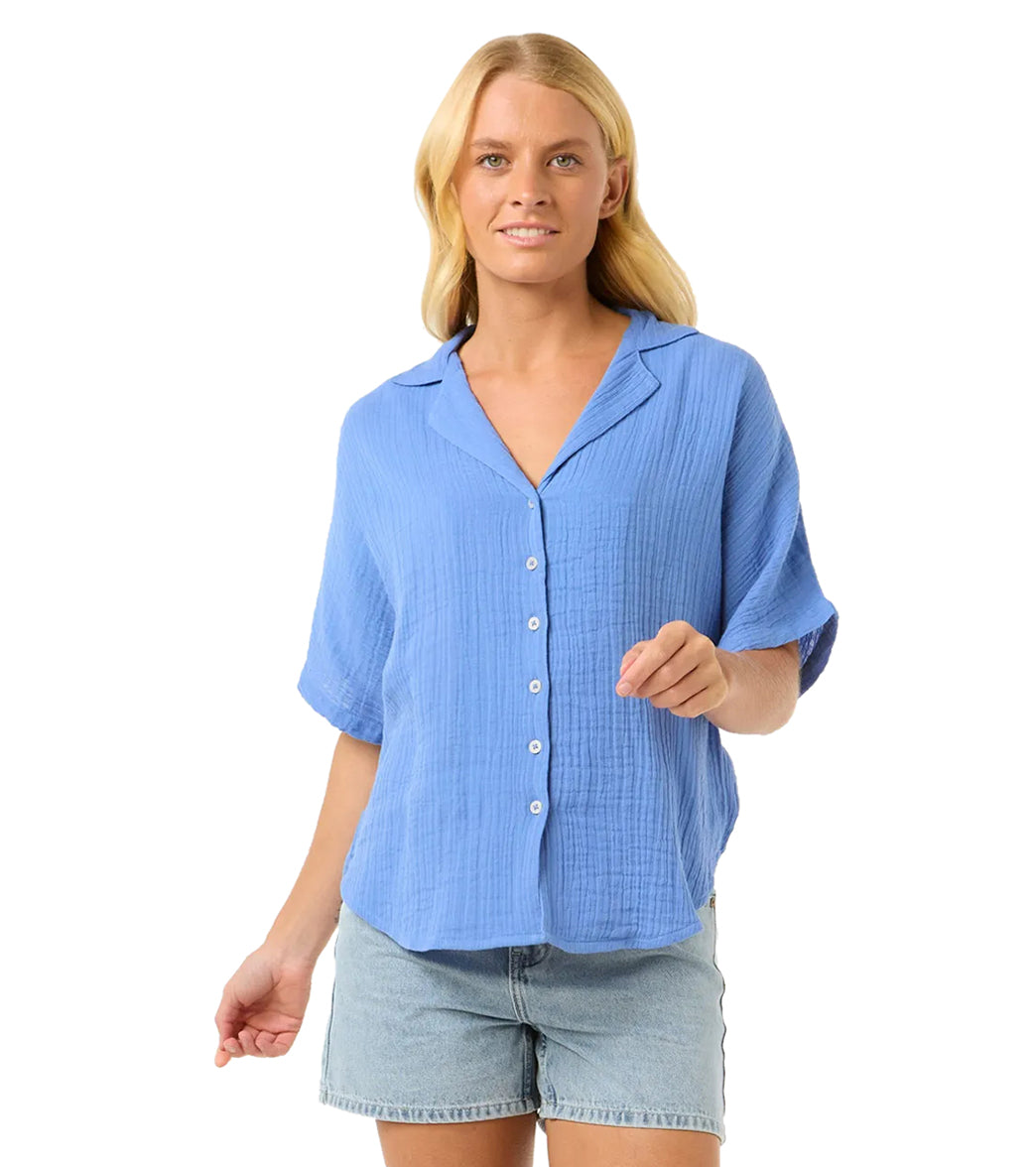 Rip Curl Women's Premium Surf Short Sleeve Shirt、mySite、noshort