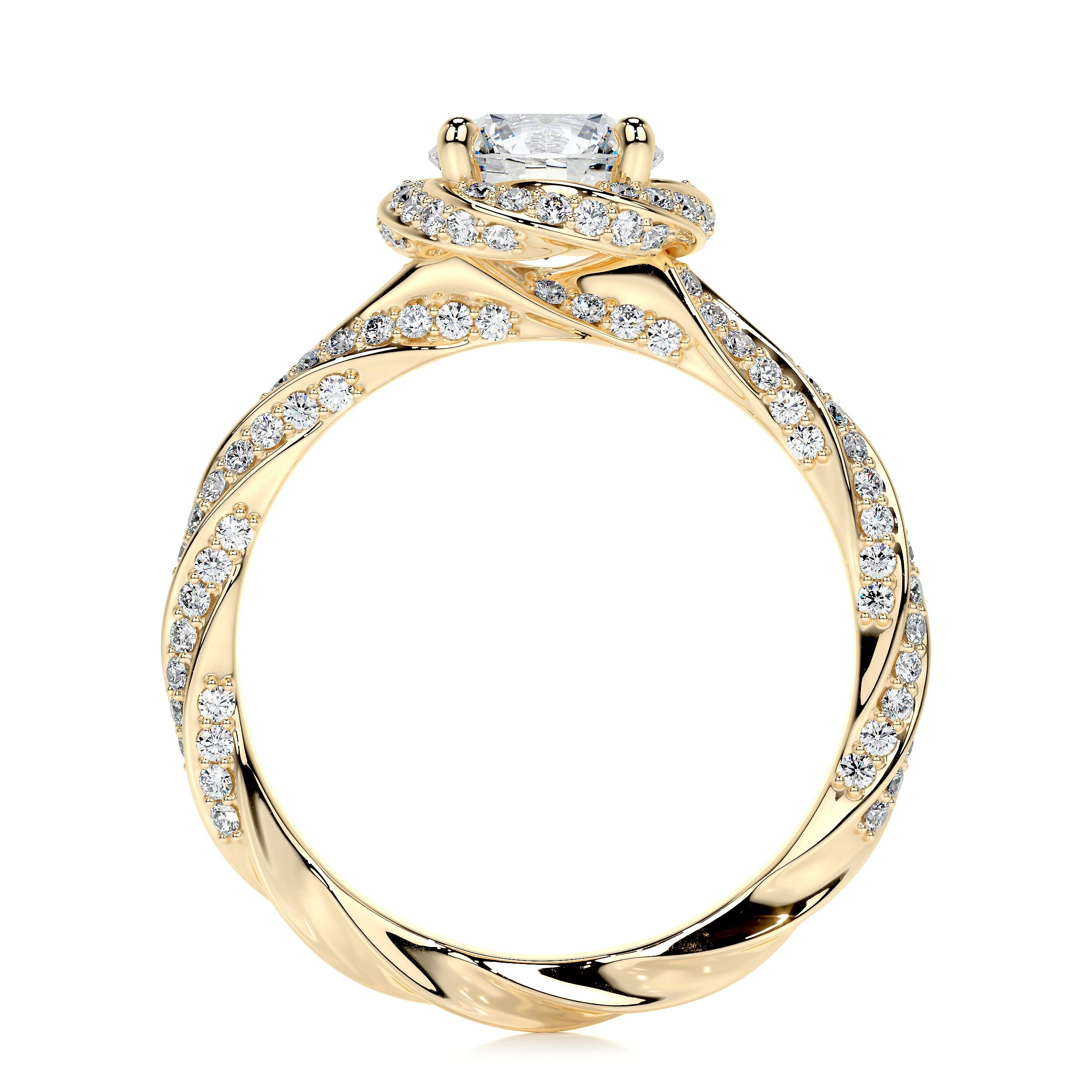 Joanne Lab Grown Diamond Ring -18K Yellow Gold、mySite、hinf8tx79