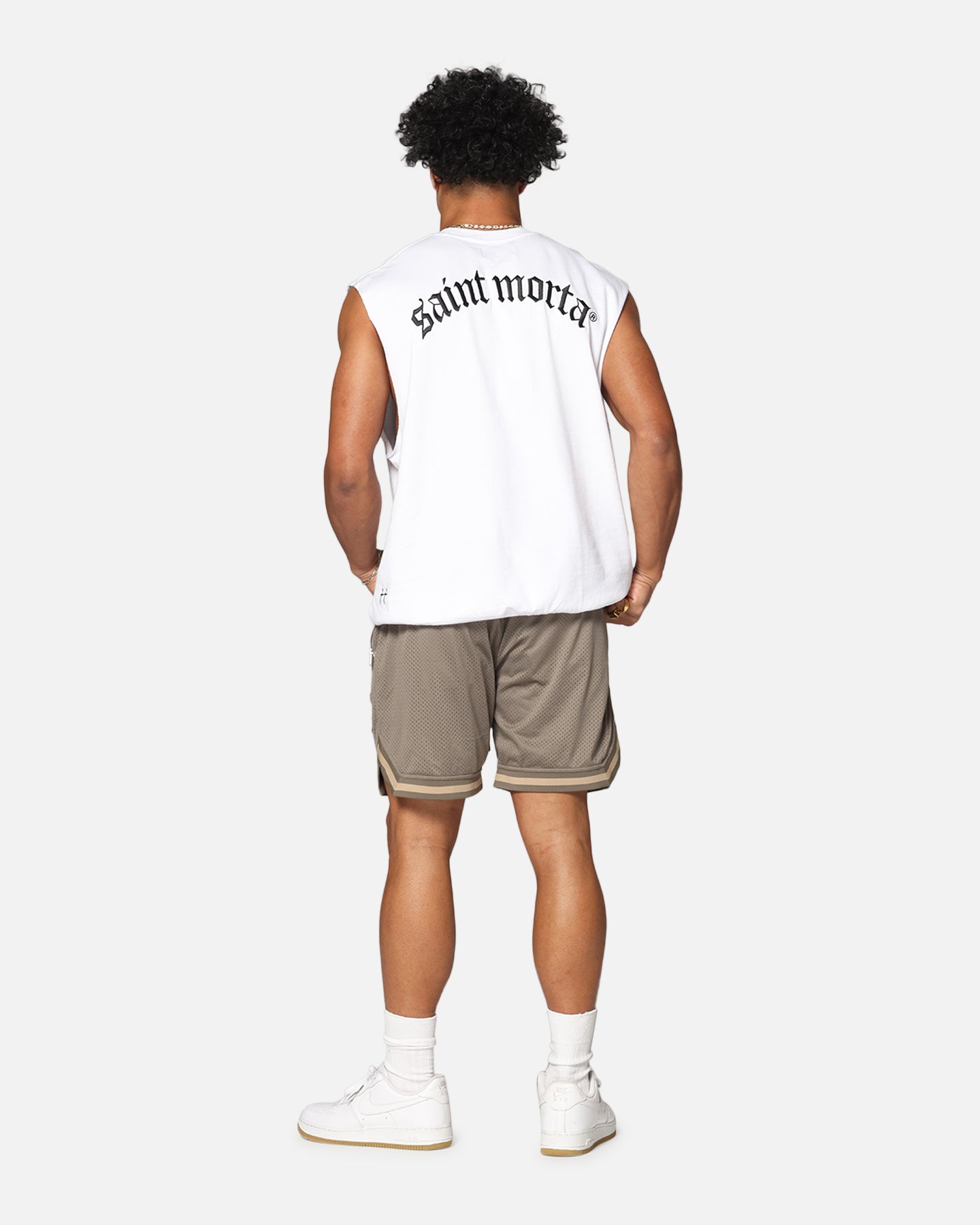 Saint Morta Rev Terry Cut Off Tank White、mySite、zt4zffjzw