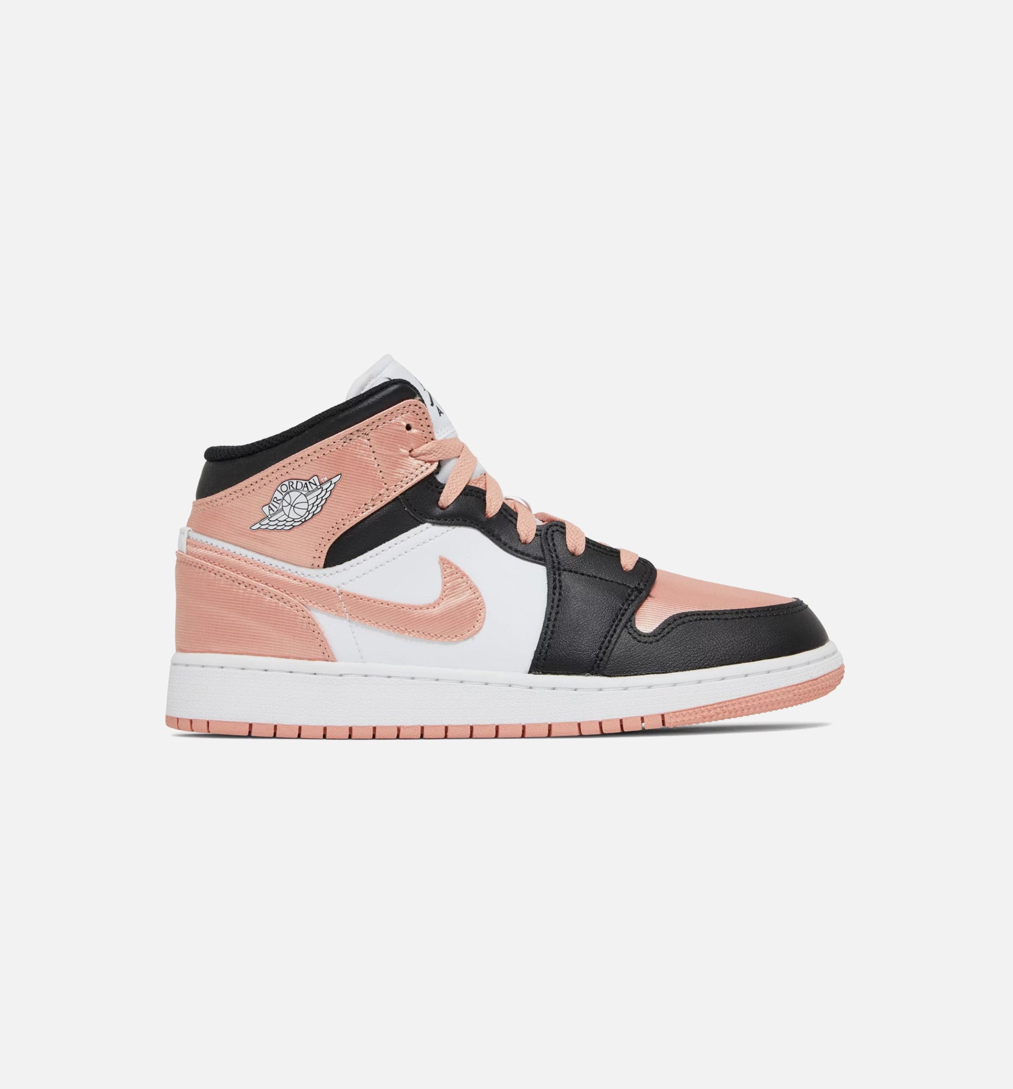 Air Jordan 1 Mid Grade School Lifestyle Shoe - Pink/Black、mySite、dreamappss