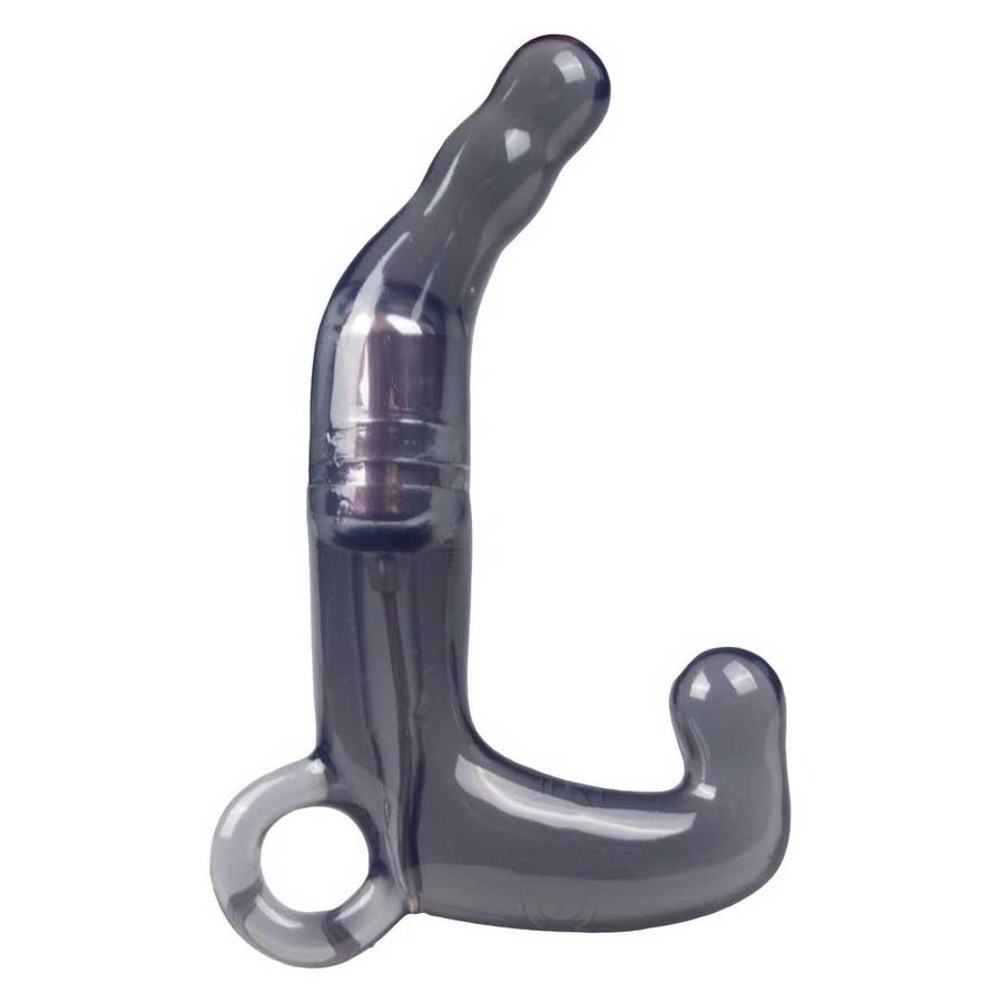 Men's Charcoal Pleasure Wand Vibrating Prostate Massager by Doc Johnson、mySite、bottomscart