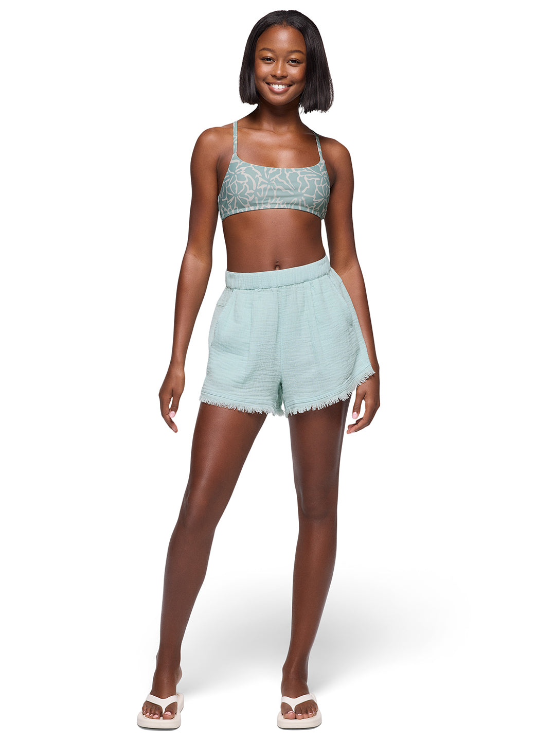 prAna Women's Print Lahari Bikini Top、mySite、noshort