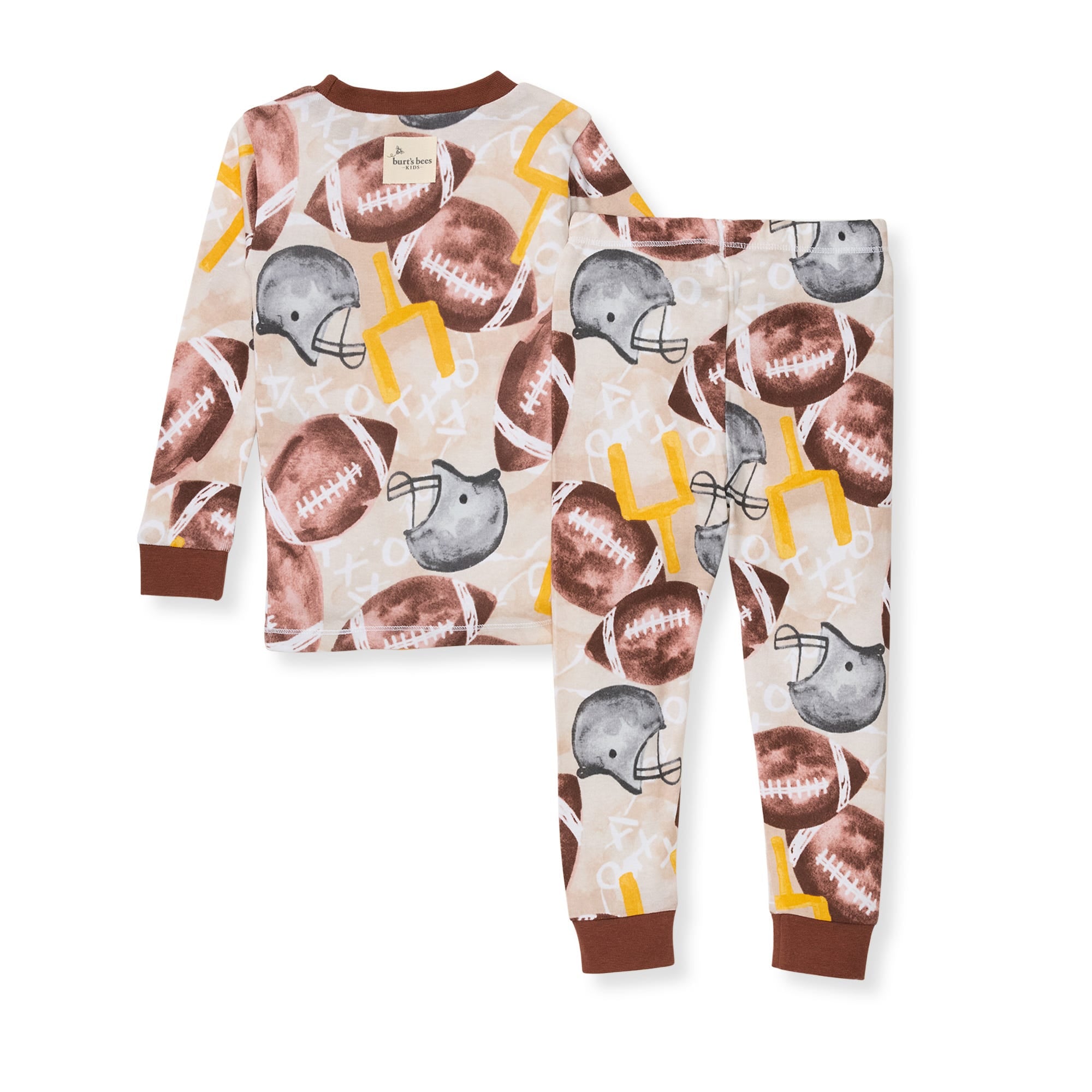 Football Season Organic Matching Toddler Pajamas、mySite、g9winljtr