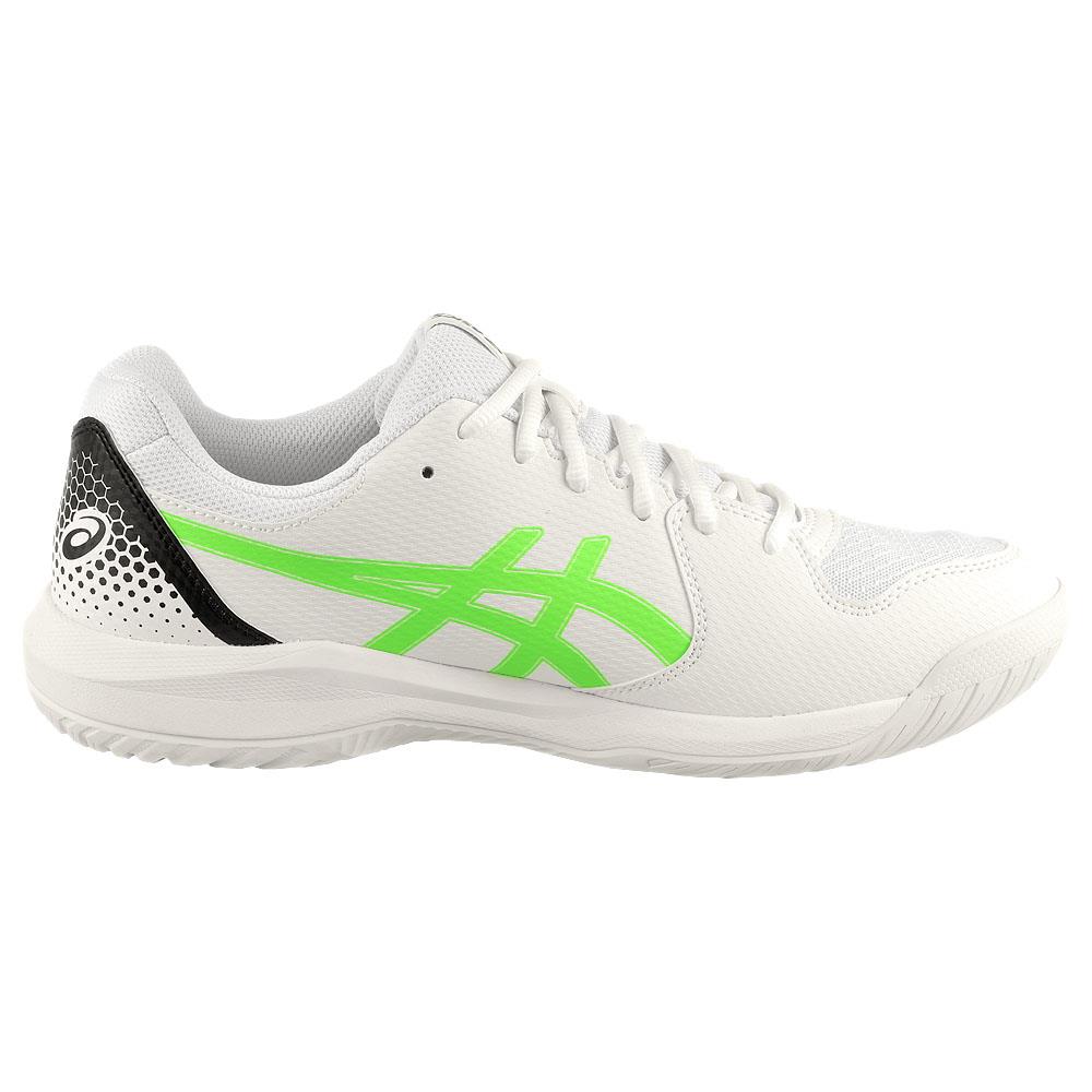 Asics Men's Gel-Dedicate 8 - Pickleball - White/Lime Burst、mySite、neckold