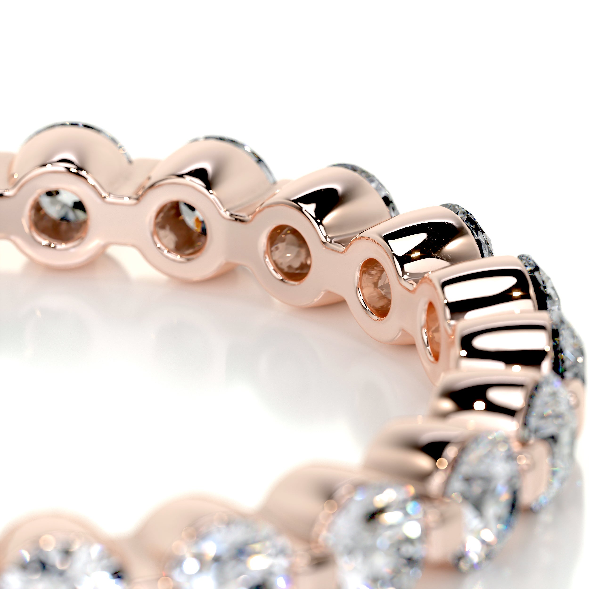 Josie Eternity Wedding Ring (1 Carat) -14K Rose Gold、mySite、hinf8tx79