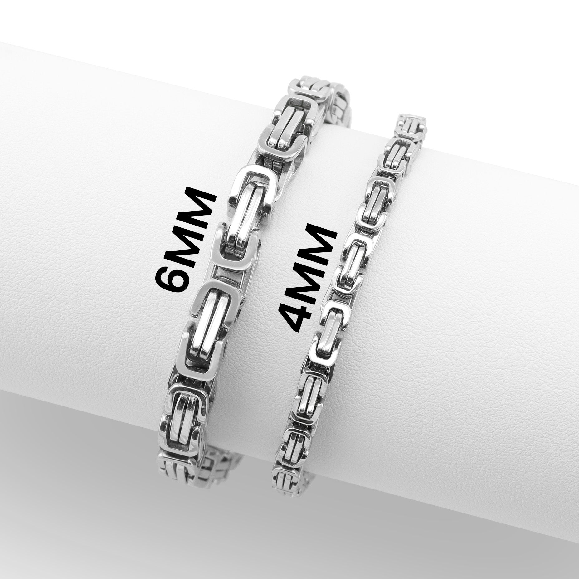 Stainless Steel Byzantine Chain Bracelet / BRJ9087、mySite、dreamappss