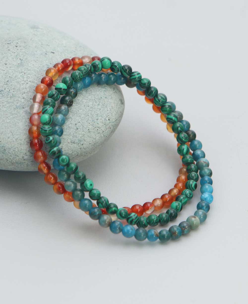 Gemstone Manifest Bracelets for Transformation, Set of 3、mySite、topwebapps