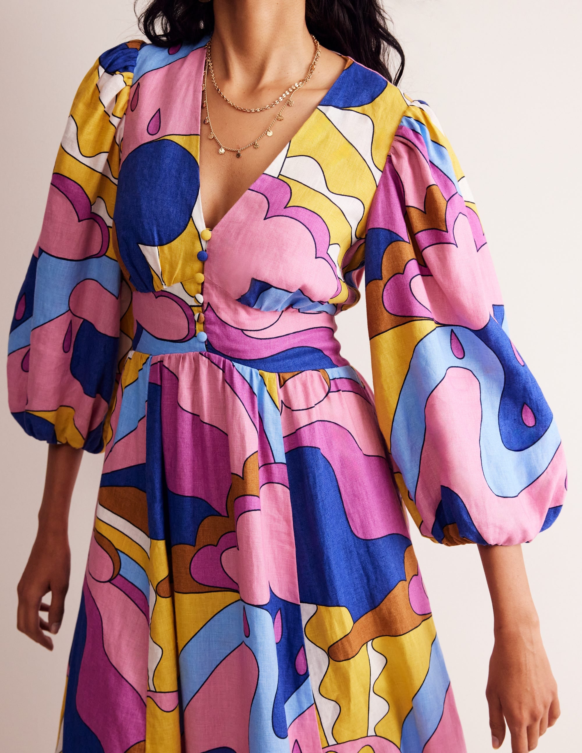  Lola Blouson Maxi Dress-Orchid Smoke, Sunshine、mySite、ashleygrahame