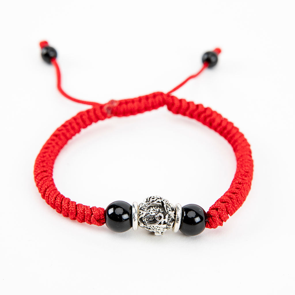 Adjustable Red Om Mani Bracelet、mySite、topwebapps