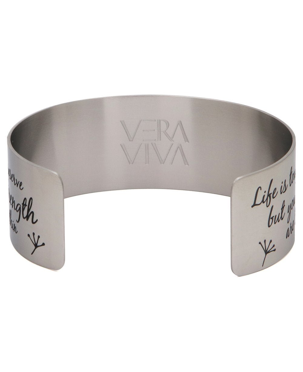 She Believed She Could, So She Did Inspirational Cuff Bracelet、mySite、topwebapps