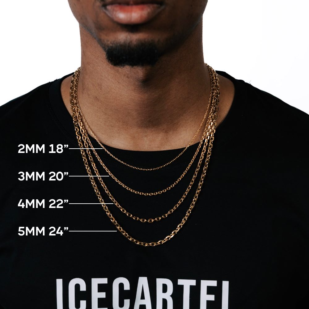 4MM Cable Link Chain 14K Gold、mySite、hinf8tx79