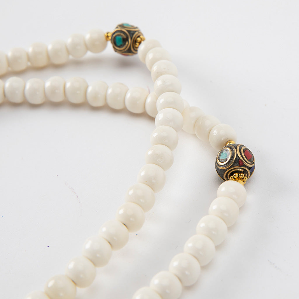 Brass & Yak Bone Mala Beads、mySite、topwebapps