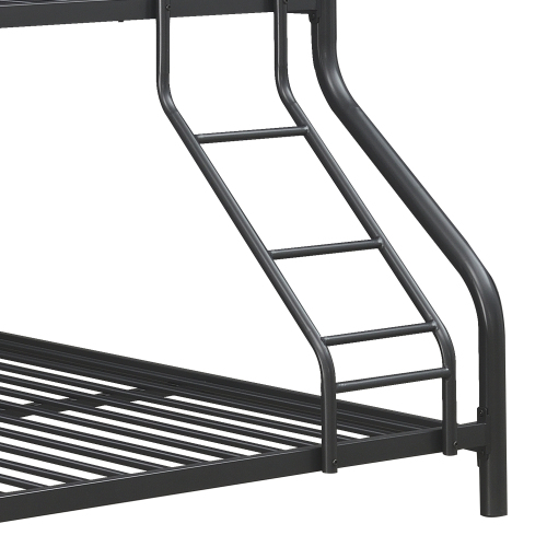 Furniture Triple Bunk Bed, FULL/FULL/FULL, black、、casual