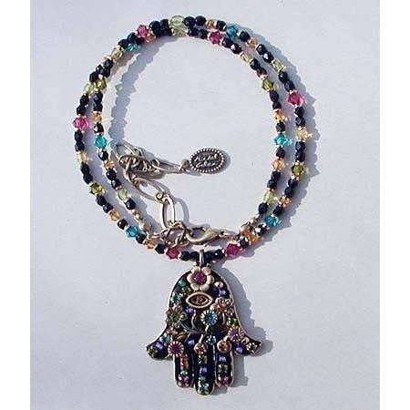 Michal Golan Black Hamsa Necklace、mySite、topwebapps
