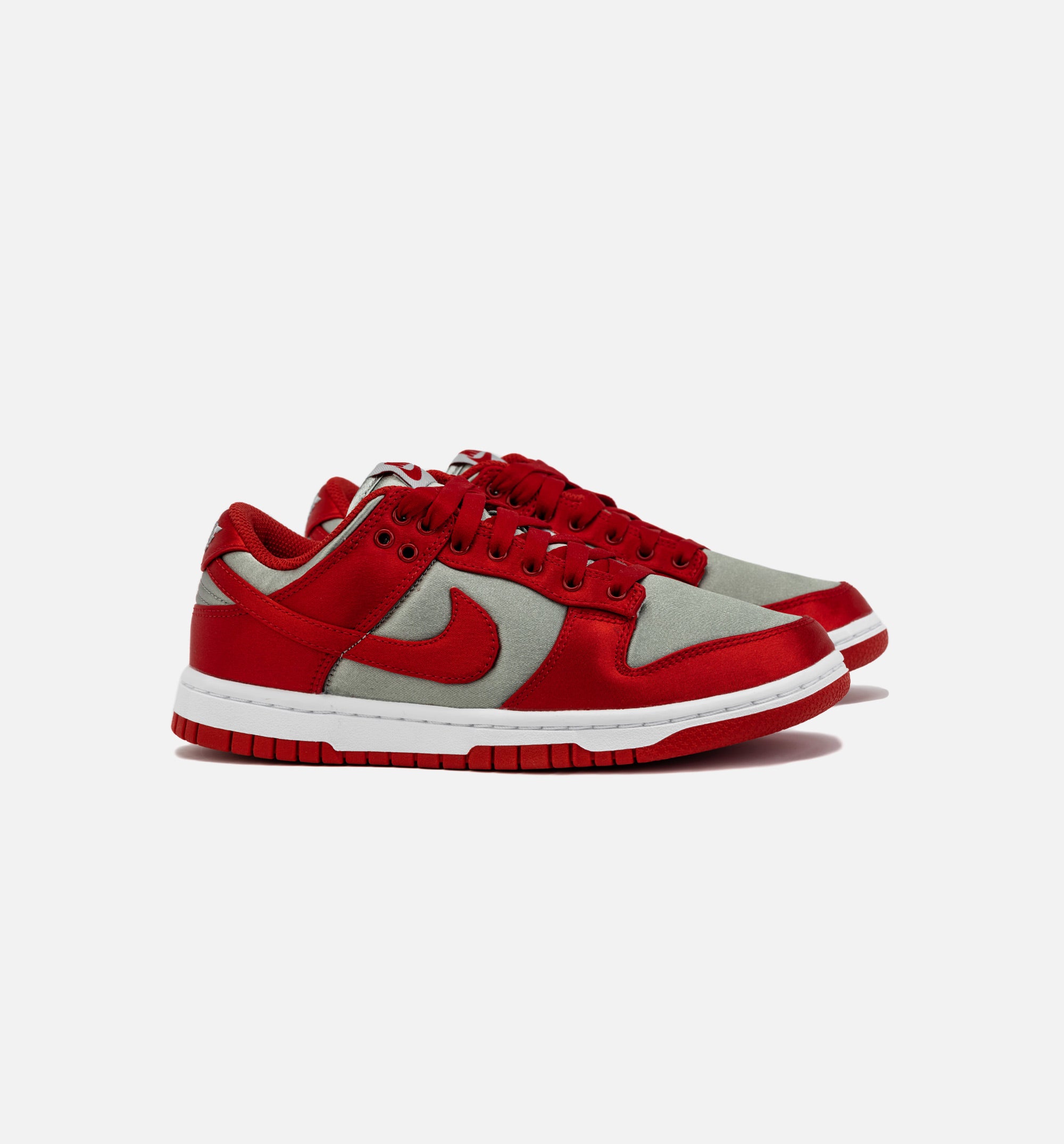 Dunk Low Satin Womens Lifestyle Shoe - Medium Grey/Varsity Red、mySite、dreamappss