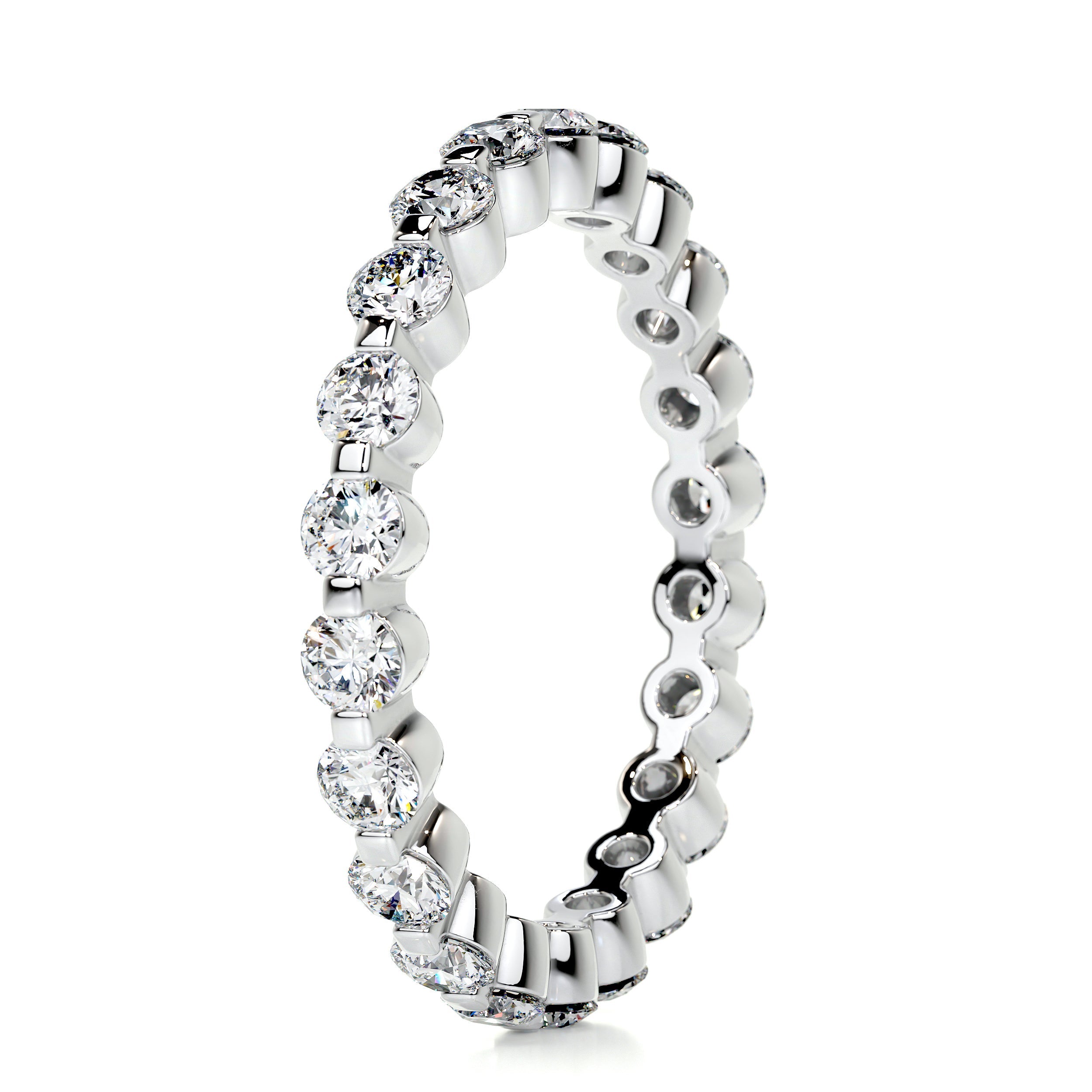 Josie Eternity Wedding Ring (1 Carat) -14K White Gold (RTS)、mySite、hinf8tx79