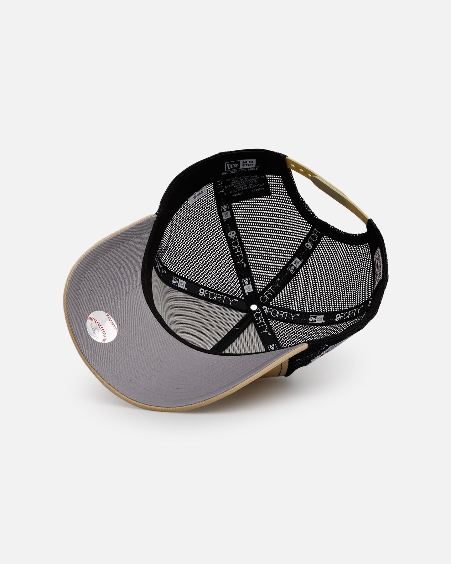 New Era Florida Marlins 'Vintage Truckers' 9FORTTY A-Frame Trucker Snapback Vegas Gold、mySite、zt4zffjzw