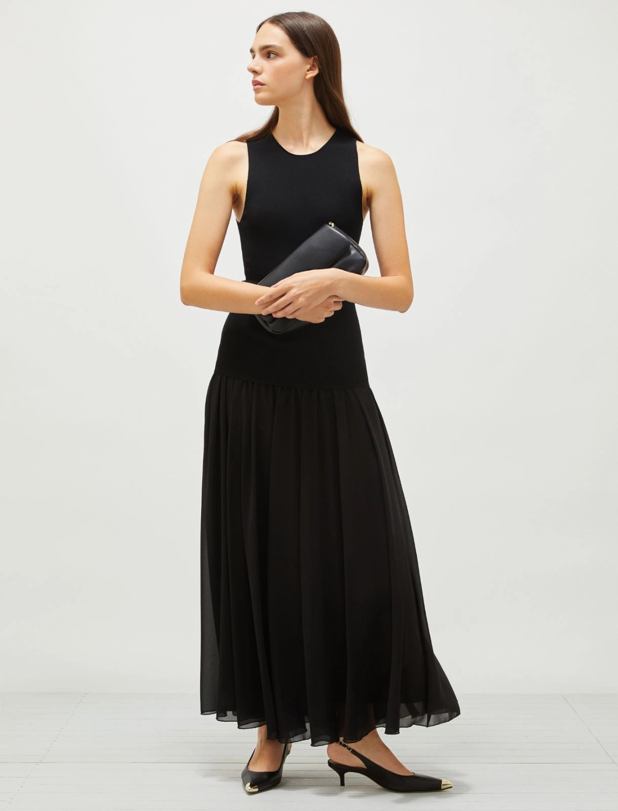 Marella Folco 2 Flared Yoke Skirt、mySite、noshort