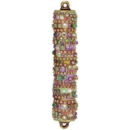 Michal Golan Pastel Swarovski Crystal Mezuzah、mySite、topwebapps