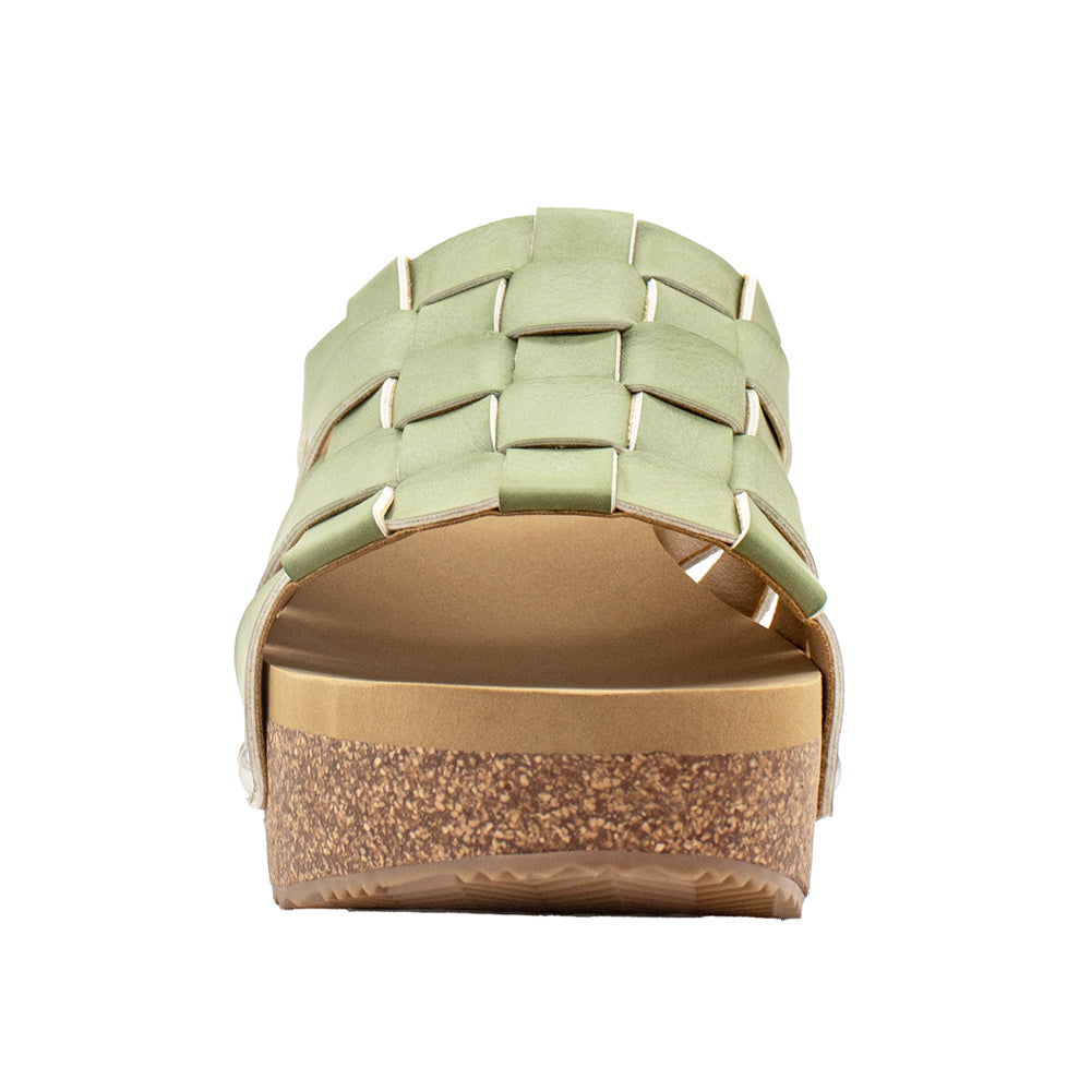 Enoki Studded Slide Wedge Sandals、mySite、gtrtttuynbv