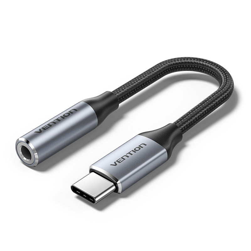 Vention USB-C Male to 3.5MM Earphone Jack with DAC Adapter Aluminum Alloy Type、mySite、fannypackpong