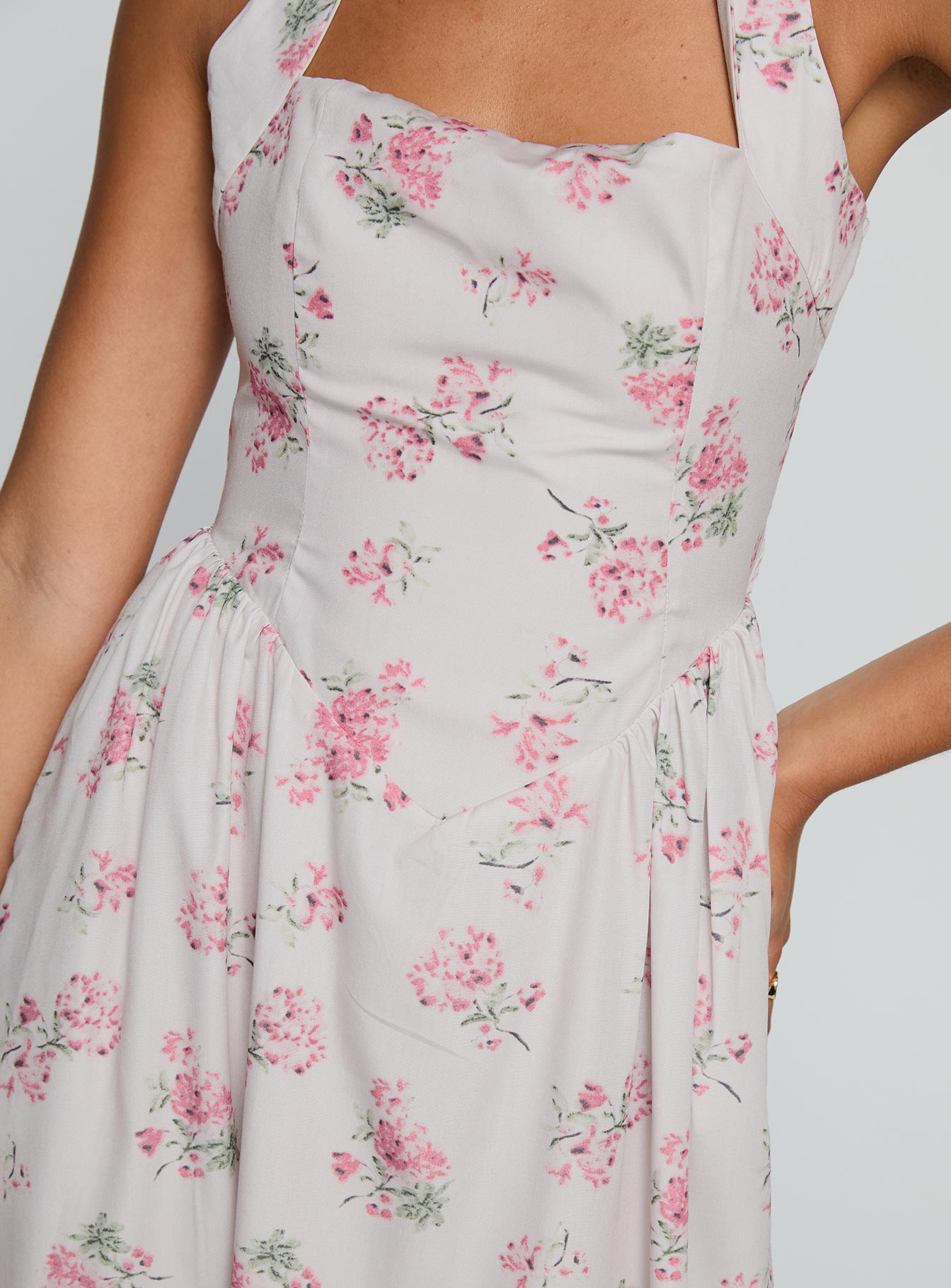 Sunfields Halter Maxi Dress Multi、mySite、solidvoid