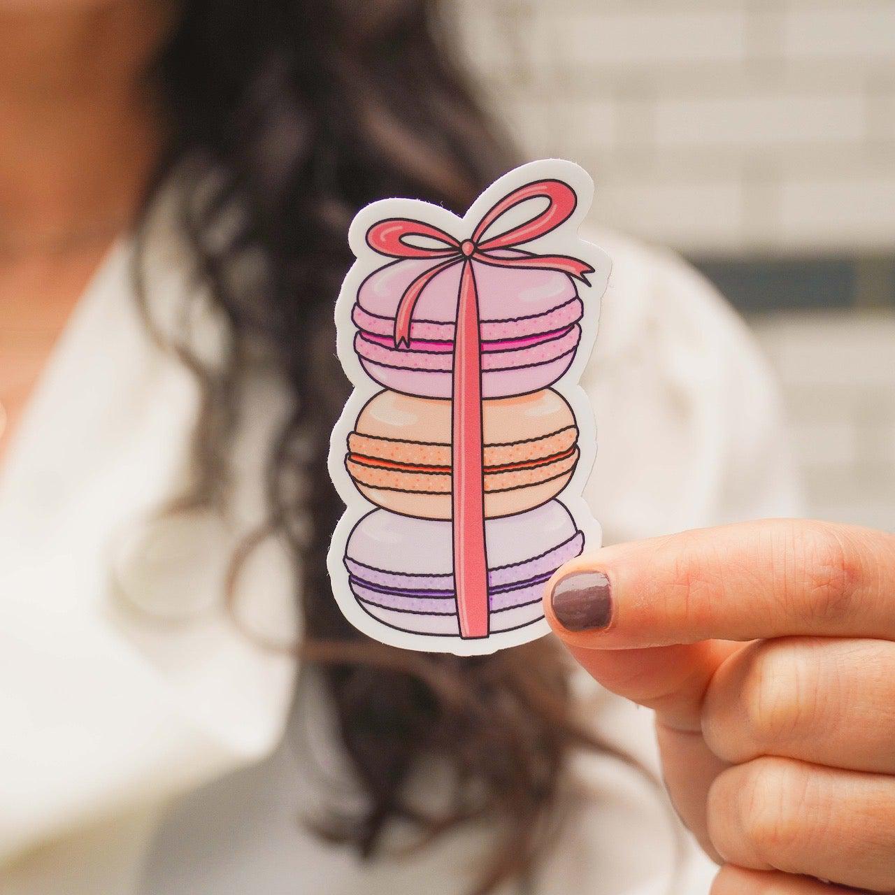  Macarons With A Bow Sticker、mySite、elrpsem3k