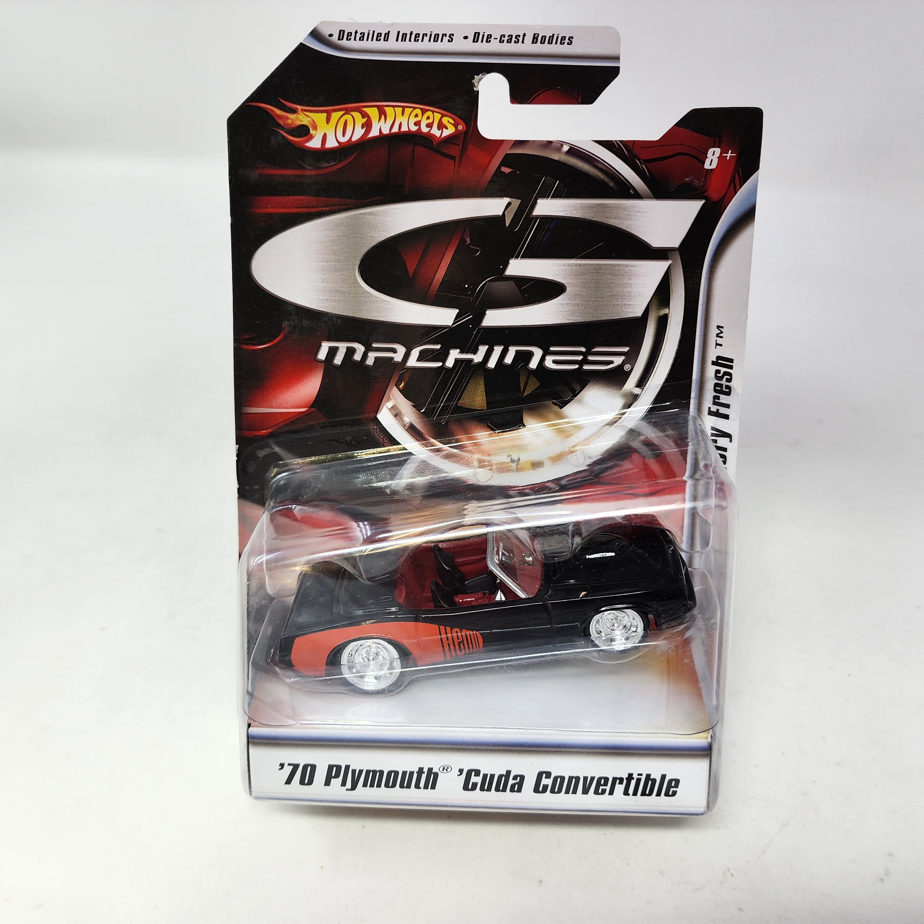 '70 Plymouth Cuda Convertible * Black * Hot Wheels G Machines * 1:50 Scale、mySite、hgirdovlk