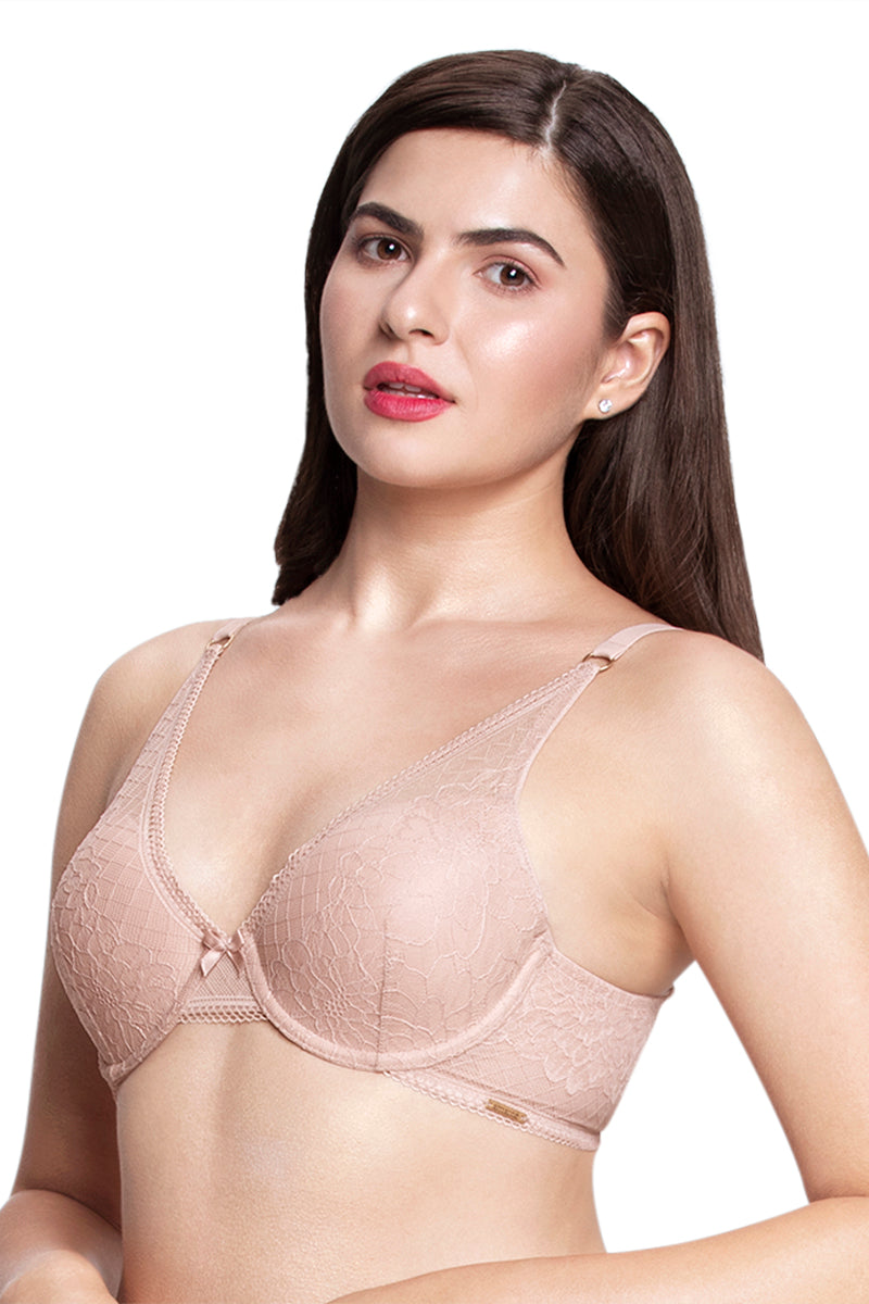  High Apex Lace Padded wired Bra - Misty Rose、mySite、justintrudeaud