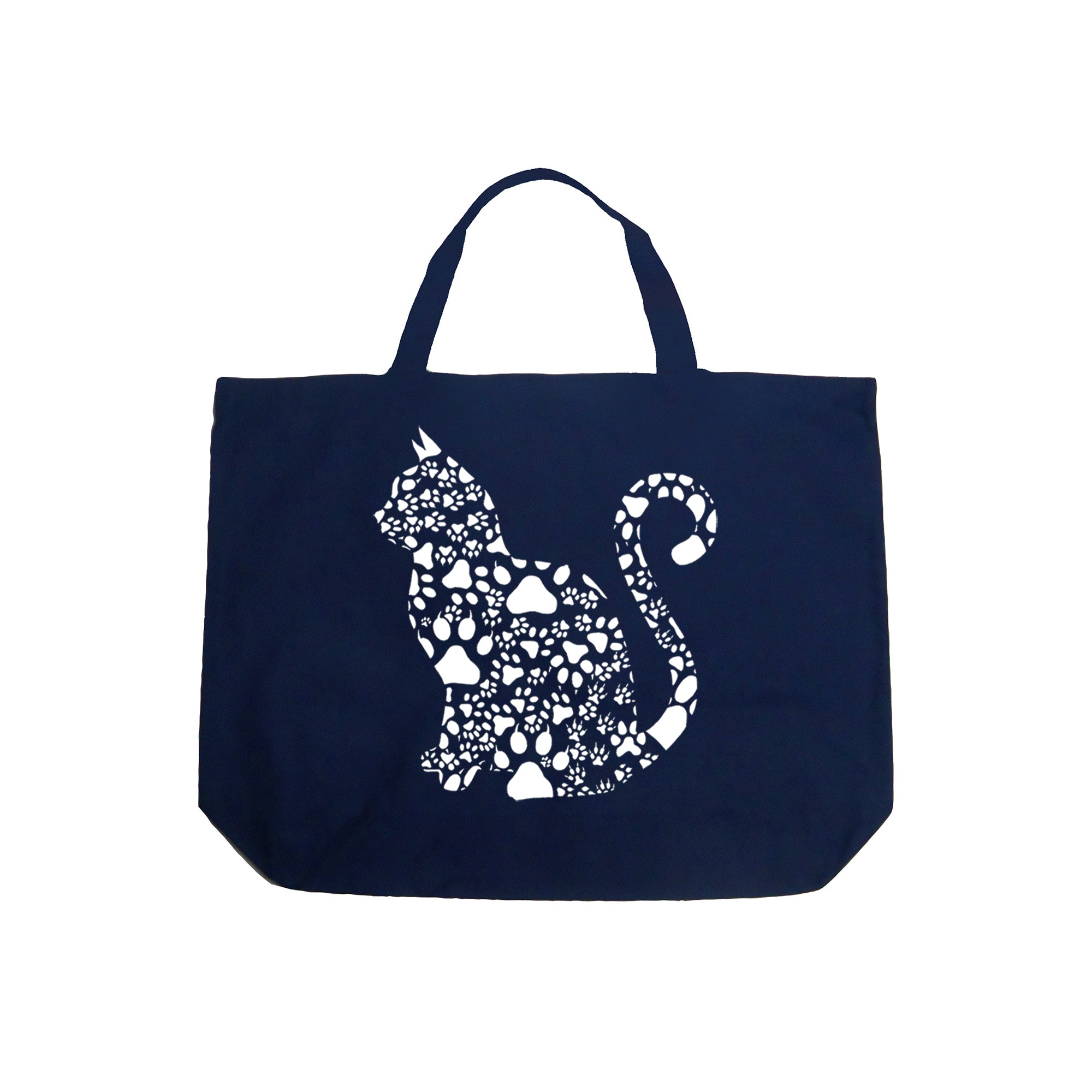 Cat Claws - Large Word Art Tote Bag、mySite、camillekostekn