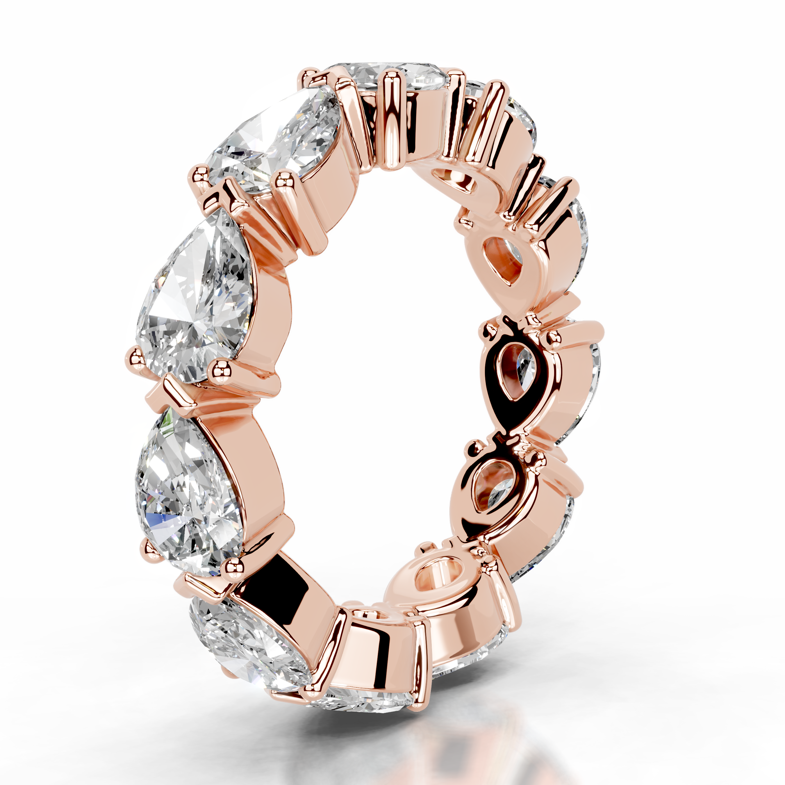Tyrell Diamond Wedding Ring (4.50 Carat) -14K Rose Gold、mySite、hinf8tx79