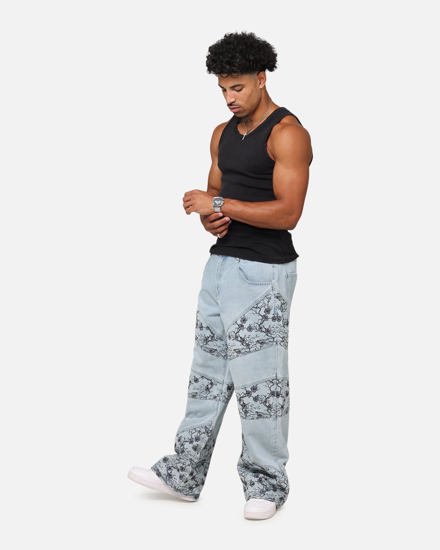 Saint Morta Arvina Distressed Singlet Black、mySite、zt4zffjzw