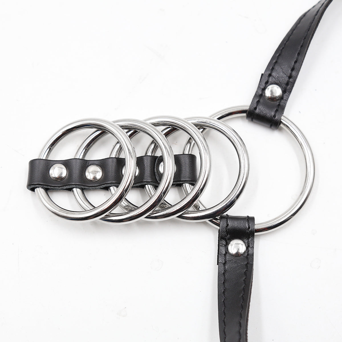 Gladiator Cock Ring With Strap | Fetish | Black | Adjustable、mySite、bottomscart