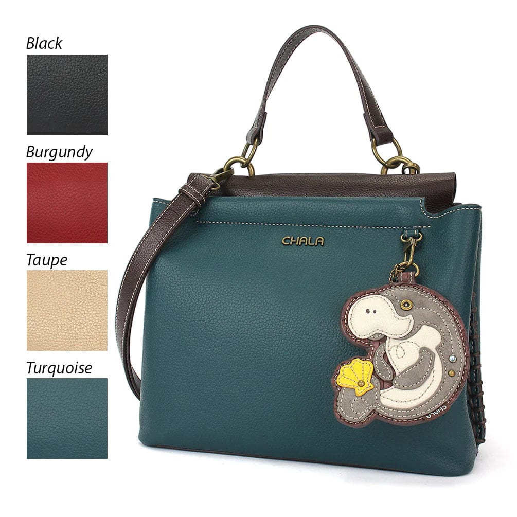 Charming Satchel by Chala, Your Choice of Key Chain! VEGAN、mySite、g9winljtr