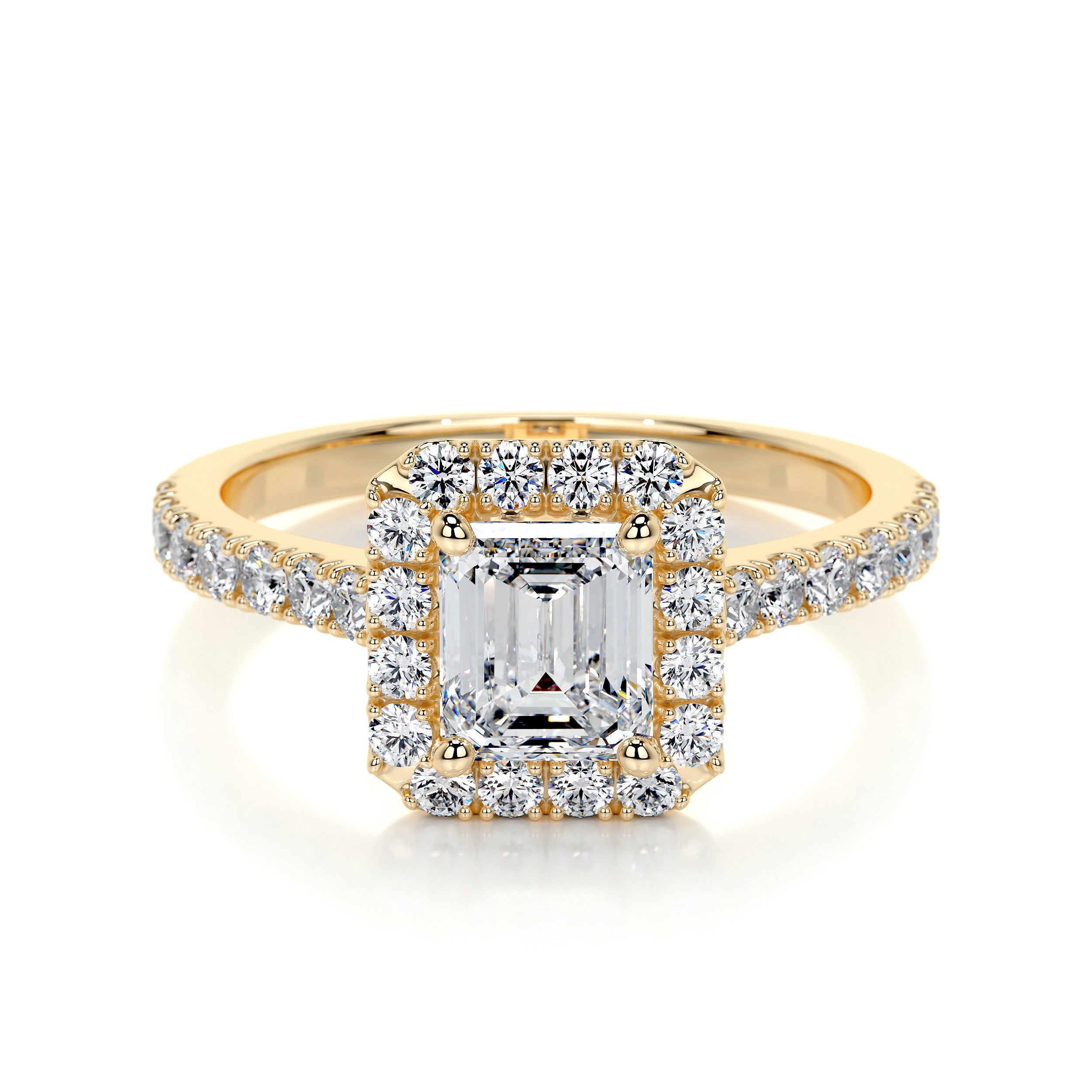 Zoey Lab Grown Diamond Ring -18K Yellow Gold、mySite、hinf8tx79