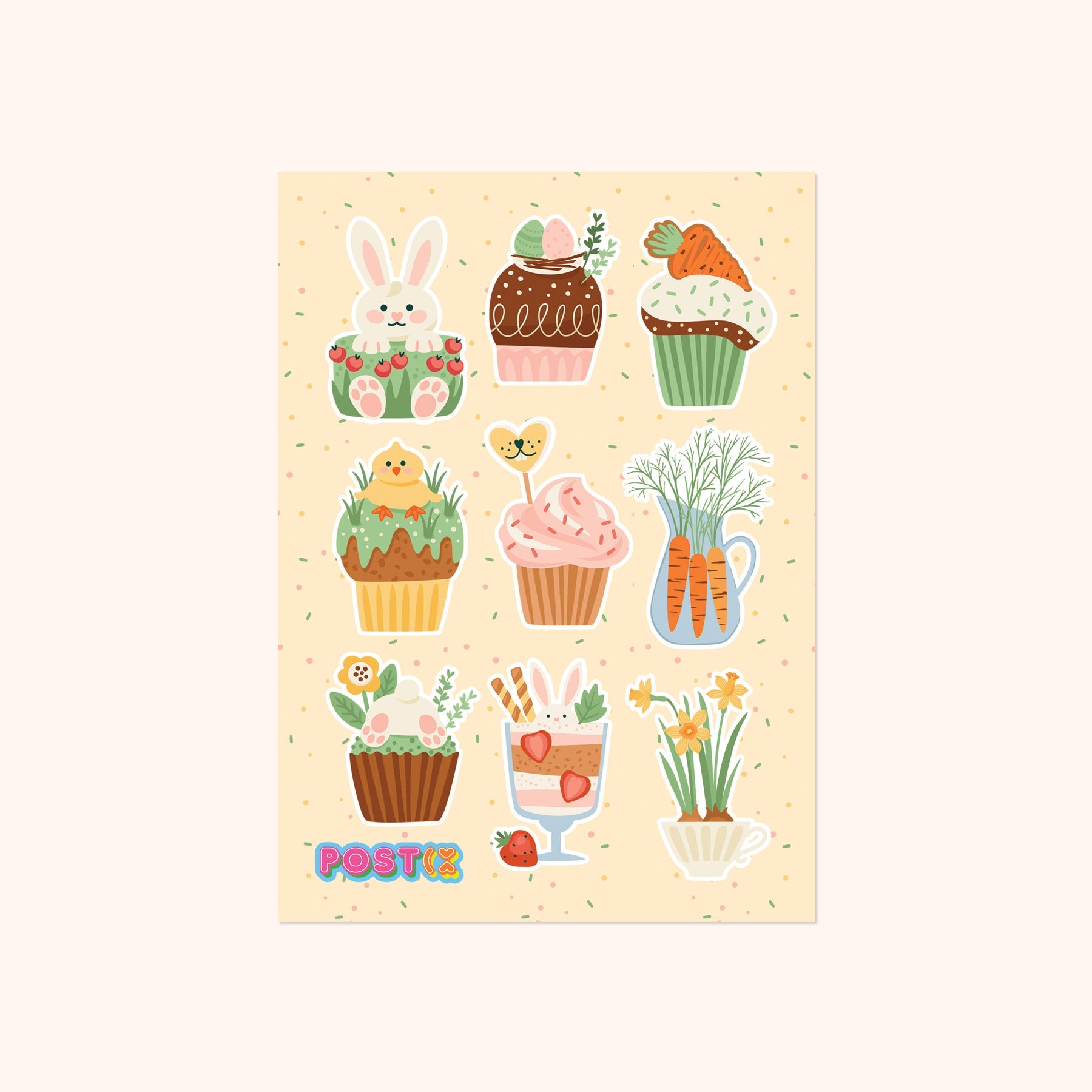  Easter Sweeties Sticker Sheet、mySite、ghnorth