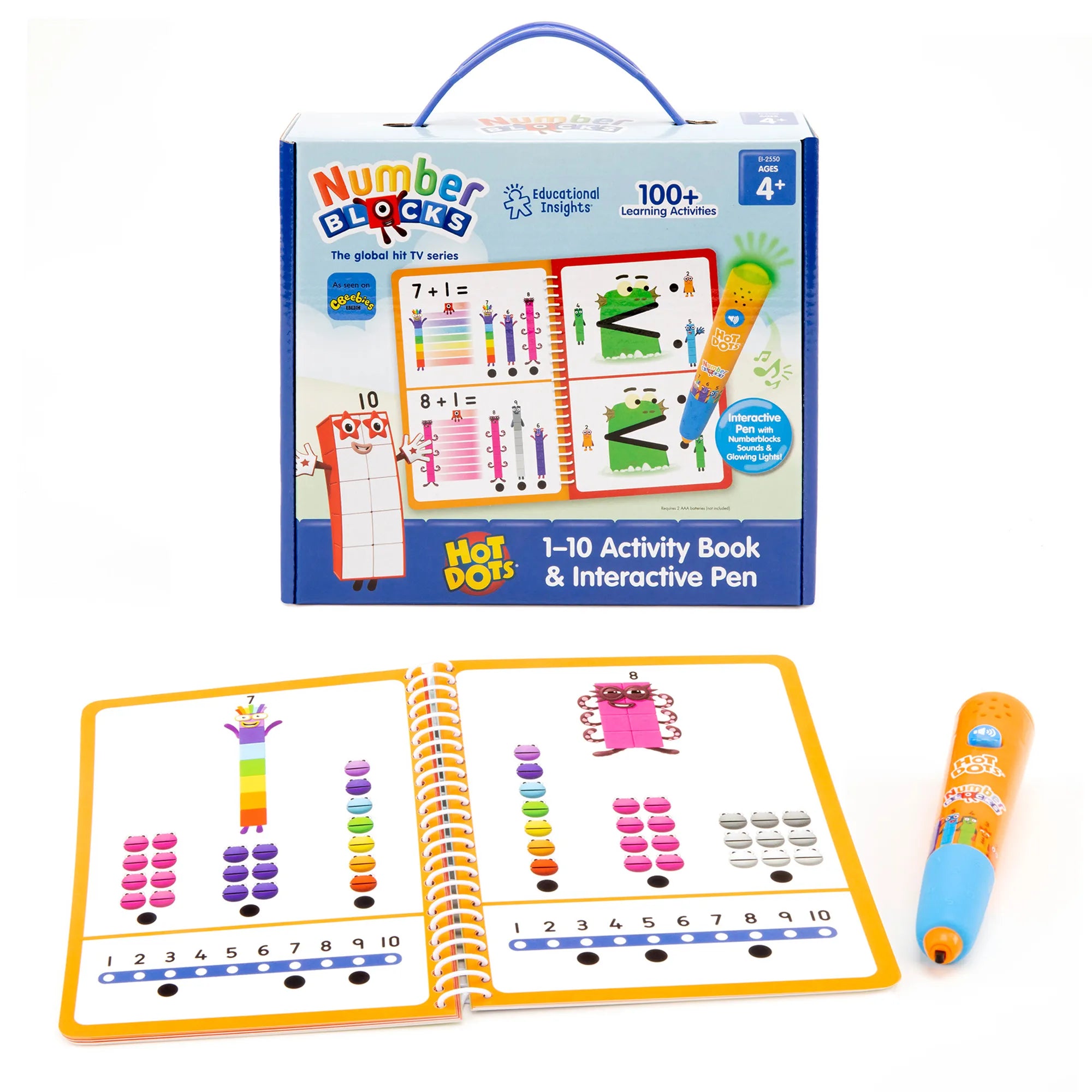 Hot Dots Numberblocks Activity Book 1-10 & Interactive Pen、mySite、lovesweatpilates